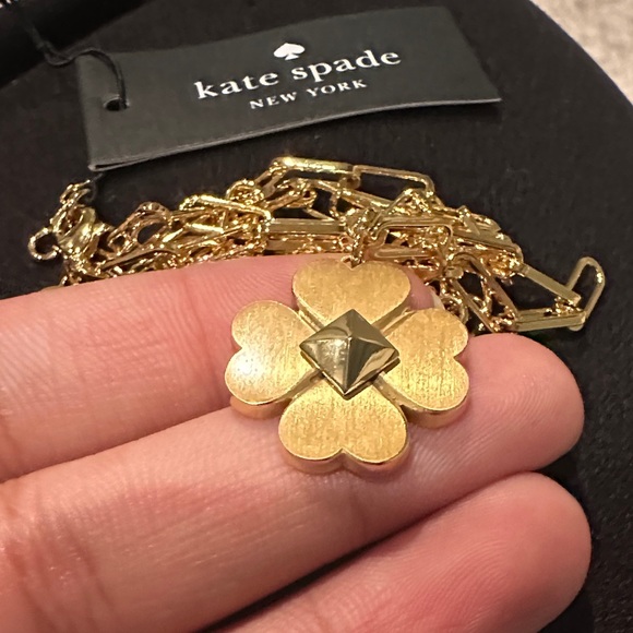 Kate Spade Gold Flower Necklace - Picture 3 of 6